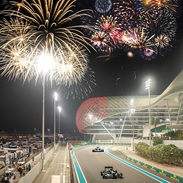 VIEW POST-RACE FIREWORKS CELEBRATIONS